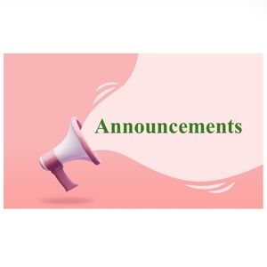 Closet announcements 📣